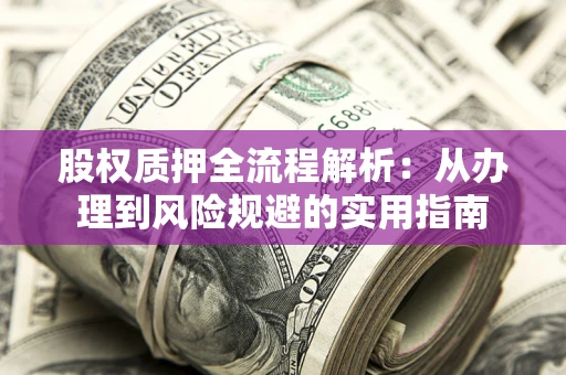 济南股权质押全流程解析：从办理到风险规避的实用指南