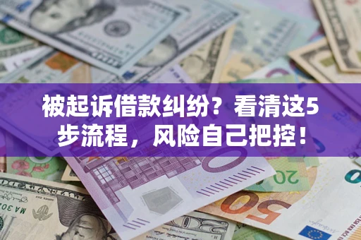 济南被起诉借款纠纷？看清这5步流程，风险自己把控！