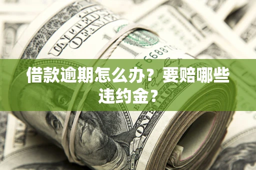 济南借款逾期怎么办？要赔哪些违约金？